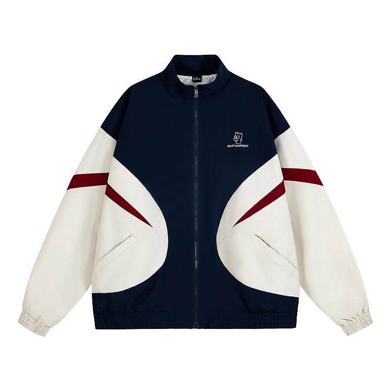【艾米同款】辛普森一家外套春季情侣宽松街头运动复古飞行夹克男