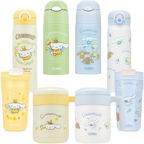 膳魔师保温杯三丽鸥蜂蜜系列大耳狗可爱便携随行咖啡杯吸管水杯