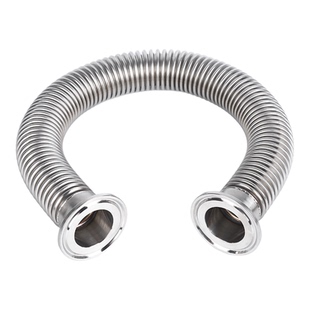 不锈钢快装卡盘波纹管304卫生级食品酒厂金属软管卡箍接头真空管
