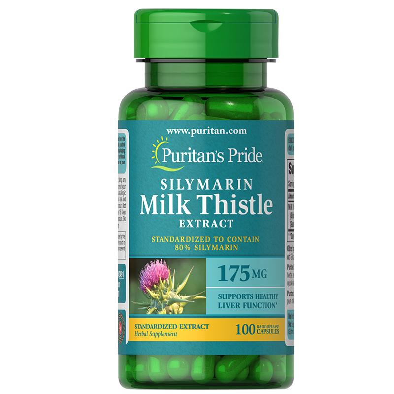 【自营】普丽普莱奶蓟草肝脏片100粒飞水蓟熬夜小心肝保健品