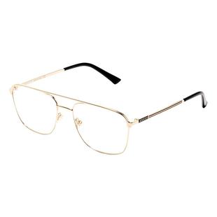 开云眼镜 古驰GUCCI复古织带系列双梁金丝边光学镜框商务GG0833O