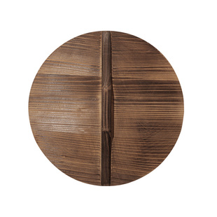 铁娃公社手工实木杉木锅盖家用炒锅盖健康防烫老式加厚圆形木锅盖