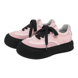 【董璇同款】SOAP OPERA泡泡鞋黑粉莓莓德训鞋厚底增高鞋休闲板鞋