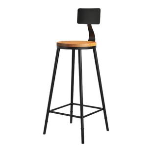 意式吧台椅轻奢高级感家用高脚凳靠背现代简约酒吧椅前台久坐不累