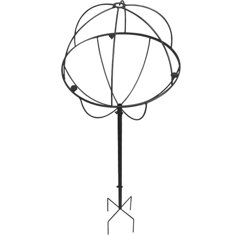 小毛草特大号棒棒糖铁艺球风车茉莉球型爬藤架室内花架藤架支架