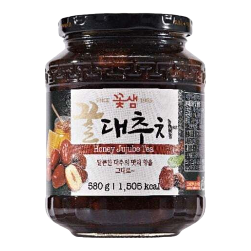花泉韩国蜂蜜红枣茶580G保健食品茶饮蜂蜜茶果味正宗茶点香港进口