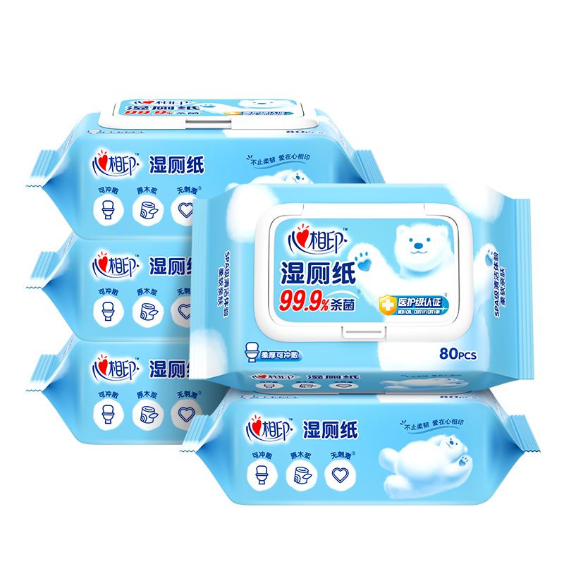 心相印私护专用湿厕纸整箱5包