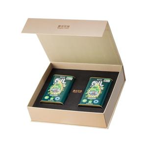 有机山茶油高山茶油籽食用油礼盒家用铁盒装江西纯正冷榨茶油送人