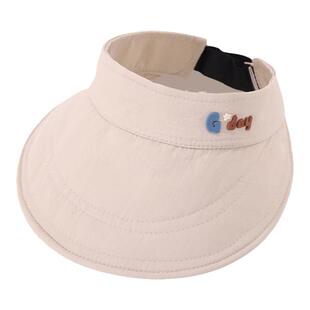儿童帽子夏季男宝遮阳帽女宝防晒帽男童韩版太阳帽儿童大檐空顶帽