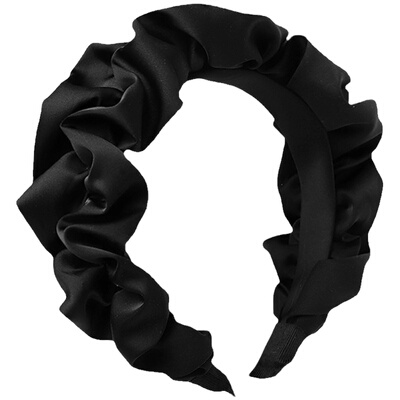 白鹿同款增高颅顶皱褶显脸小发箍