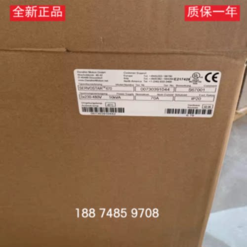 议价科尔摩根伺服驱动器SERVOSTAR S61001/S60601/S60301全新 议