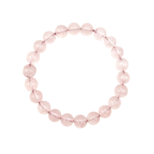 天然粉水晶手链女冰透粉色手串高级感粉白小众设计送闺蜜送朋友