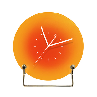 北欧落日挂钟2026新款网红时钟ins客厅创意时尚装饰钟表桌面摆钟