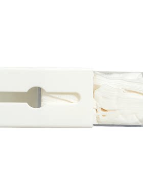 壁挂式卫生间棉签翻盖收纳盒