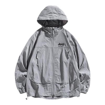 吉普品牌防晒衣男upf100防紫外线