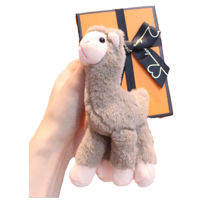 毛绒羊驼可爱书包挂件情侣