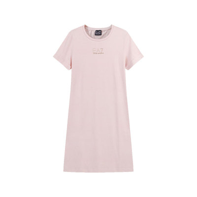 阿玛尼EA7中长款T恤裙连衣裙