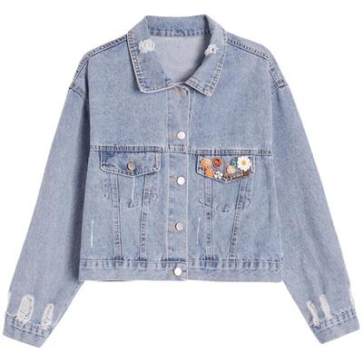 短款设计感小众ins潮牛仔外套