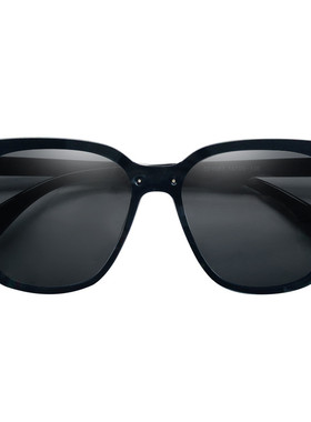 黑色连体墨镜网红街拍大框方形