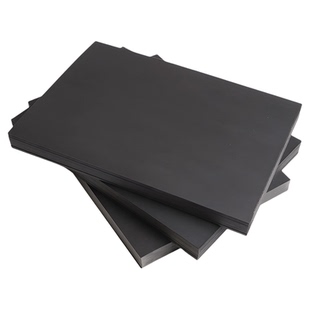 黑卡纸a4美术绘画专用黑色卡纸4k硬卡纸180g230克硬纸加厚a3黑卡儿童手工手绘4开画画纸绘画纸8k纸黑色硬卡纸