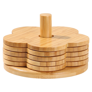 中式隔热垫实木砂锅垫厨房防烫珐琅垫竹垫餐垫防热餐桌碗垫盘子垫