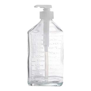 糖浆挤压瓶奶茶店工具玻璃果糖按压瓶定量器手压式果酱瓶泵头商用