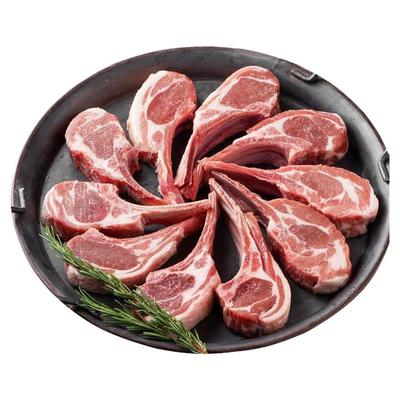 新鲜原切战斧羊排鲜嫩不膻