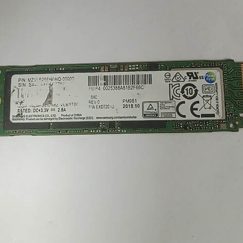 询pm981 256g M.2 2280 nvme协议