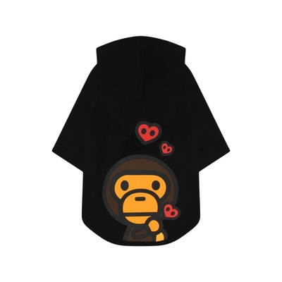 BABYMILOSTORE印花连帽宠物T恤