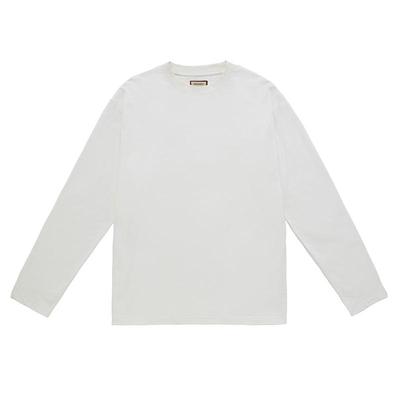 植物染色有机棉打底长袖T恤男