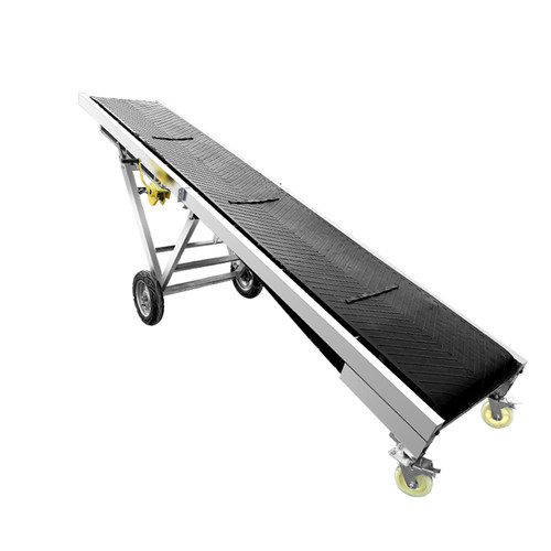 传送带小型折叠式爬坡输送机流水线皮带输送机装车卸货家用输送带