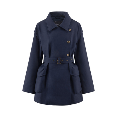 【陈都灵同款】艾莱依短款工装鹅绒服女2025新款时尚收腰羽绒服