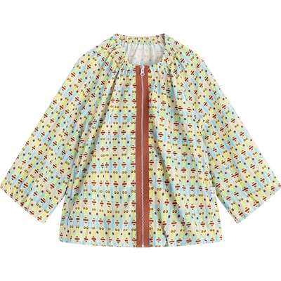 播broadcute童装外套秋季新款男童女童拉链休闲圆领KGQ3W2181