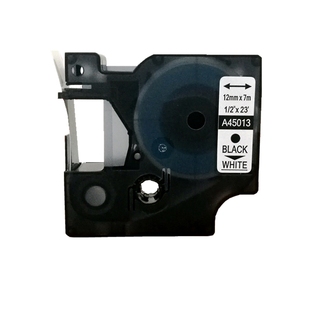 适用达美DYMO标签机色带12mm 9 19 24 D1 艾力生45013 LT贴纸胶质