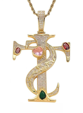 ASAPROCKY艾志恒Asen同款STK项链