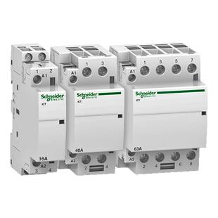 正品施耐德模块建筑接触器ICT 4P 2NO 3NO 25A 40A63A iACTS辅助