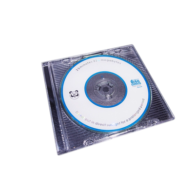 光盘盒小盘小水晶3寸透明