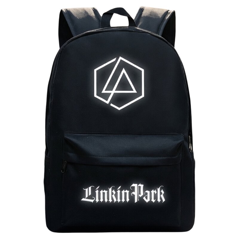 林肯公园 LINKIN PARK双肩包高中生书包简约出门旅游包包手提背包