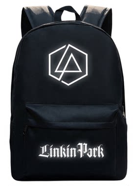林肯公园 LINKIN PARK双肩包高中生书包简约出门旅游包包手提背包