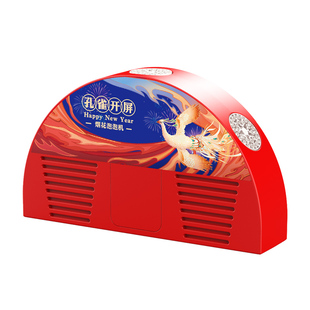 过新年烟花孔雀开屏泡泡机网红爆款全自动吹泡泡礼花烟火儿童玩具