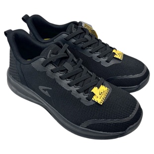 外贸款网面透气轻便舒适久站不累黑色一脚蹬工作鞋防油防滑厨师鞋