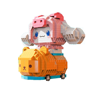 微小颗粒拼装积木高难度益智玩具拼图摆件学生礼物桌面摆件女孩子