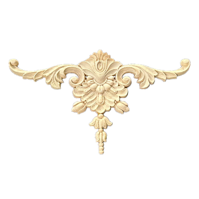 东阳木雕实木贴花角法式背景墙