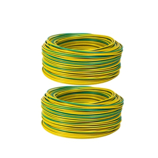 国标黄绿双色接地软铜线BVR1.5/2.5/4/6平方多股软线接地线铜芯线