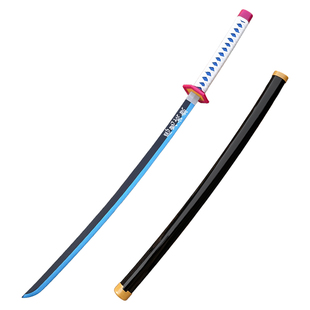 鬼灭之刃日轮刀动漫道具刀cos刀儿童玩具刀武器竹木剑木刀带鞘