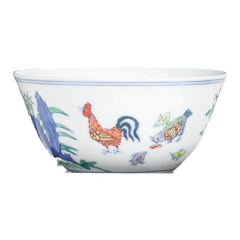 观复博物馆三朝鸡缸杯套装马未都