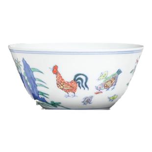 观复三朝鸡缸杯套装景德镇成化斗彩乾隆粉彩品茗杯文化礼品