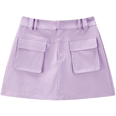 太平鸟女装秋季休闲简约时尚工装半裙A3GEE3341