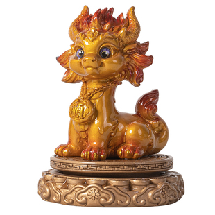 变色茶宠摆件精品可养时来运转小龙马茶玩茶桌茶台生肖马装饰送礼