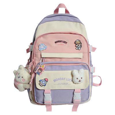 3一6书包大容量轻便女生